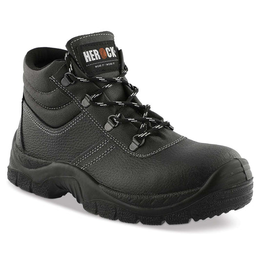 Herock Roma High steel S3 schoenen in de kleur zwart