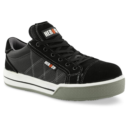 Herock Contrix Low S3 Sneakers in de kleur zwart