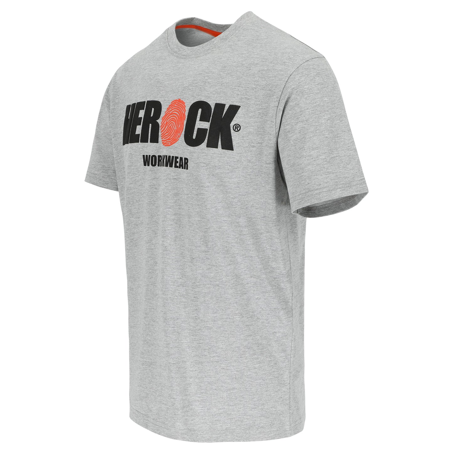 Herock Eni T-Shirt korte mouwen in de kleur licht heather grijs