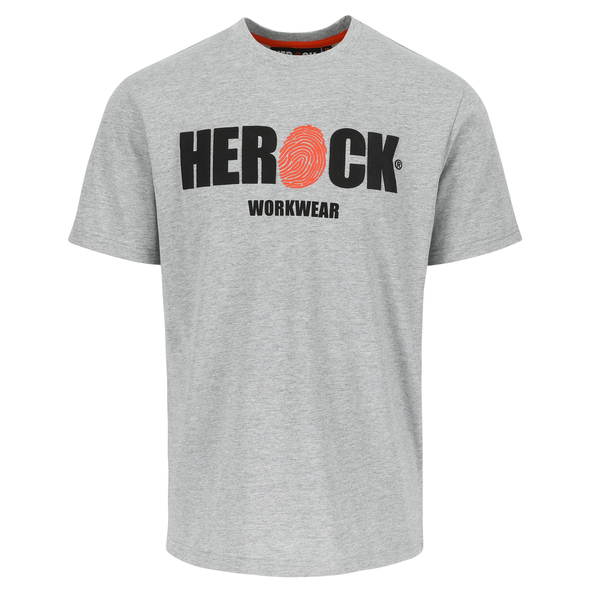 Herock Eni T-Shirt korte mouwen in de kleur licht heather grijs